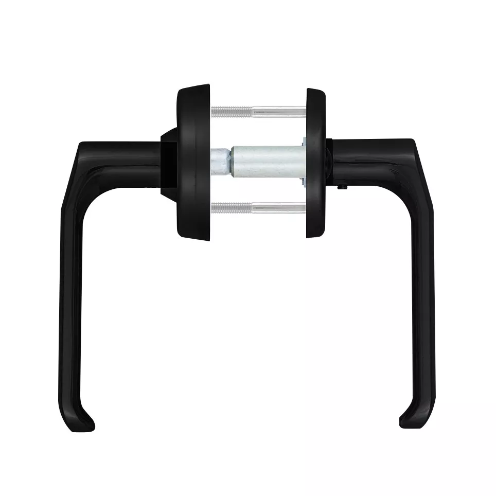 Фурнітура захисна ROSTEX UNIVERSAL PLUS R mov-mov DIN PLATE 85 мм Фарба чорна 38-55 мм 3 клас BLACK. Купити Фурнітуру захисну ROSTEX UNIVERSAL PLUS