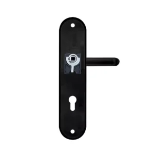 Фурнітура захисна ROSTEX UNIVERSAL PLUS R mov-mov DIN PLATE 85 мм Фарба чорна 38-55 мм 3 клас BLACK. Купити Фурнітуру захисну ROSTEX UNIVERSAL PLUS