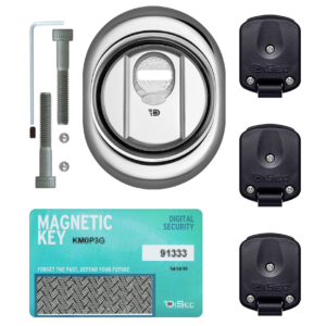 Протектор DISEC MAGNETIC 4G 4G2MB DIN OVAL 25мм Хром полірований 3 клас C 3KEY KM0P47