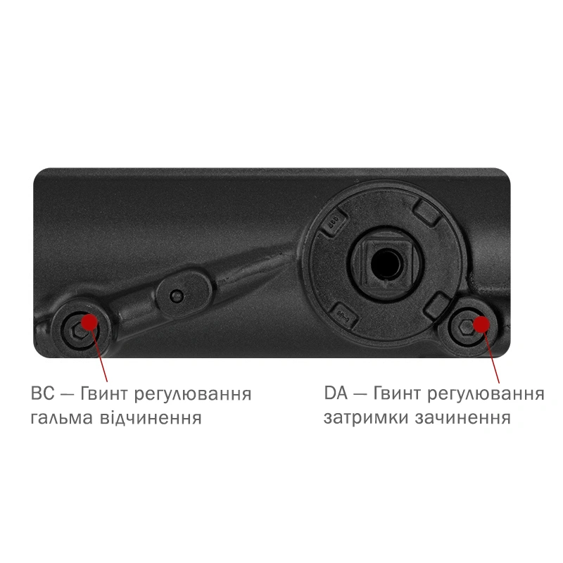 Дотягувач накладний RYOBI 4550 DS-4550P BC/DA до 200 кг 1400 мм