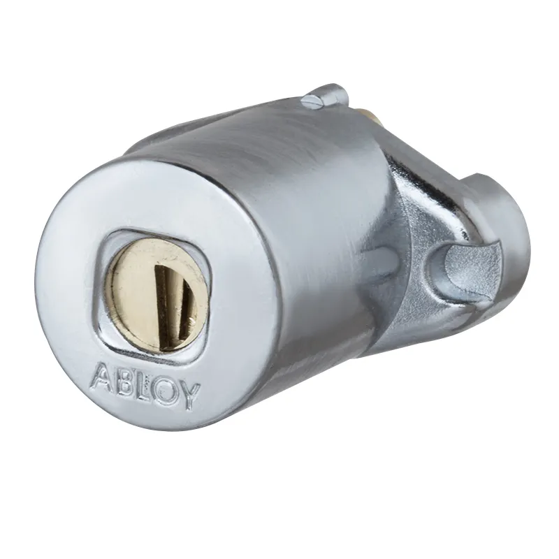 Замки для обладнання ABLOY. Замок оснащений 2 циліндрами ABLOY SC610, які відкриваються: ключем клієнта, а другий – під комбінацію ключа підприємства, банку