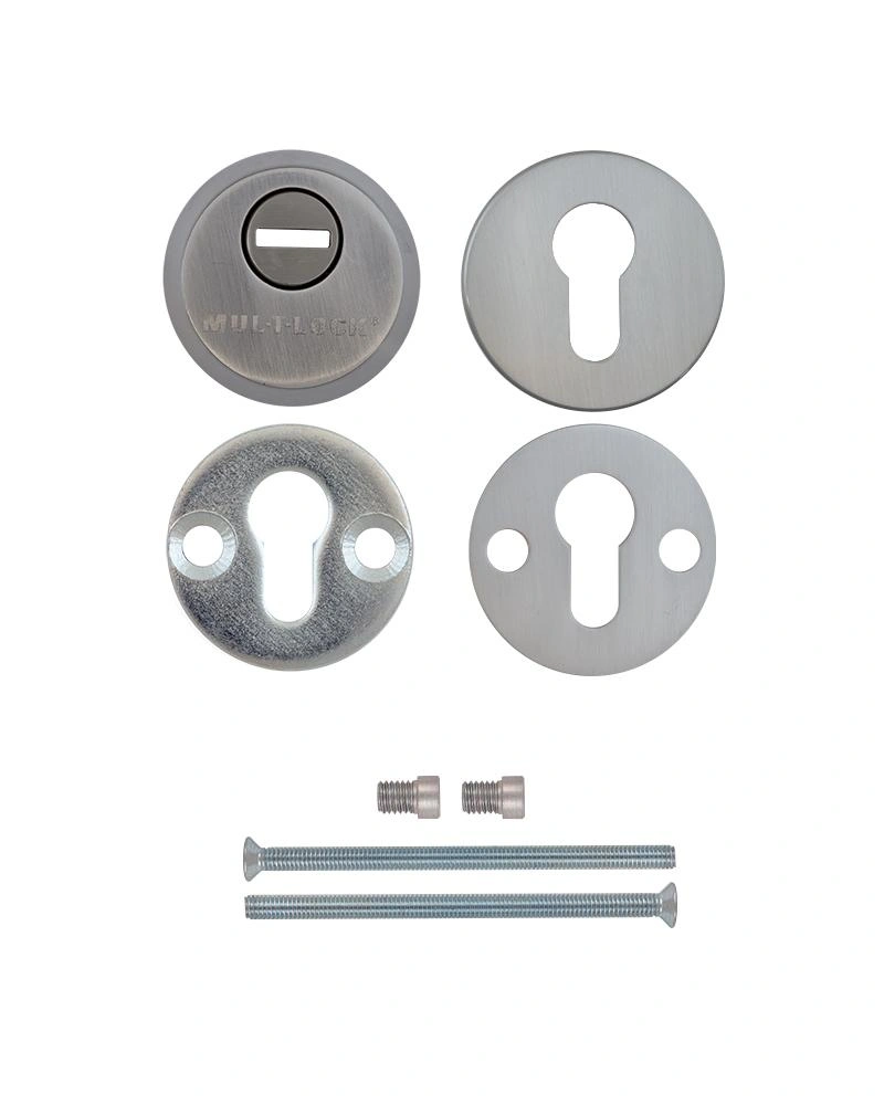 Захисний протектор MUL-T-LOCK SL3 DIN ROUND. Фурнітура до дверей. Протектори захисні MUL-T-LOCK. Накладні броненакладки. Протектор MUL-T-LOCK SL3 DIN ROUND 3клас. Комплект, великий вибір кольорів