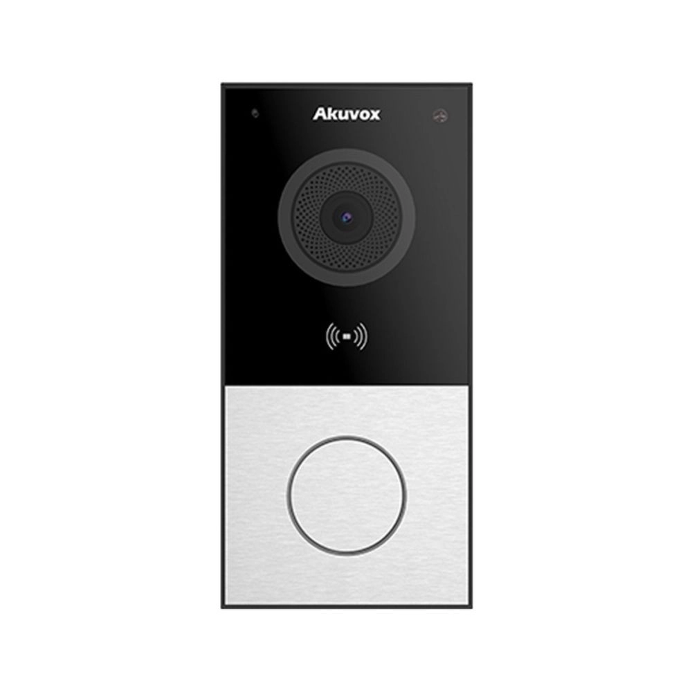 Akuvox E12W з Wi-Fi 2 Мп IP-панель виклику. Домофон. Повний контроль із 1 релейним виходом. RFID зчитувач карток. Кольорова відеопанель E12. Замовити -