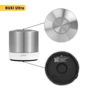 Nuki Ultra Smart Lock  – найшвидший і найменший смарт замок Nuki. Оснащений вбудованим акумулятором, 3 режимами швидкості та вбудованим циліндром. Замовити