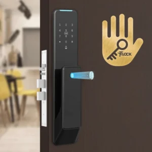 TTLock SENATOR - зламостійкий біометричний розумний замок. Надійний смарт замок TTLOCK з моторним ригелем для масивних вхідних і міжкімнатних дверей.